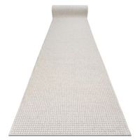 alfombra de pasillo casablanca loop blanco lazo suave - 100cm 100x890 cm