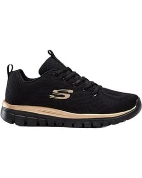de SKECHERS DEPORTIVOS DE MUJER 12615 BKRG NEGRO