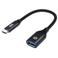 conceptronic abby18b adaptador otg usb-c a usb-a 32 gen 2 10gbps negro