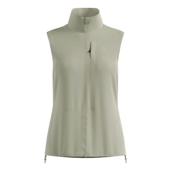 Odlo Zeroweight Warm  Chalecos para correr Mujeres - oliva