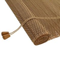 estor enrollable marron 60 x 160 cm bambu vidaxl