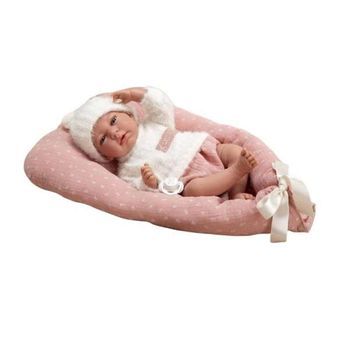 Muñeca Elegance  Andie Rosa C/cojin (muñeco De Peso) 40 Cm
