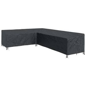 Funda Para Muebles 355 X 275 X 80 Cm Tela Oxford 420d Forma L Vidaxl