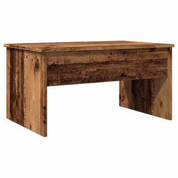Mesa De Centro，mesa Auxiliar，mesita De Centro Madera De Ingeniería Envejecida 80x50,5x41,5 Cm