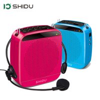 shidu-amplificador de voz portatil con cable altavoz usb de rango completo lautsprecher para profesores guia turistico profesores de yoga s512
