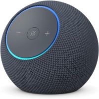 altavoz inteligente amazon echo dot max alexa con sonido envolvente grafito