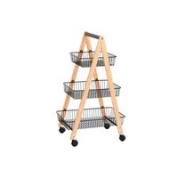 frutero pino acero 48x32x79 carro negro