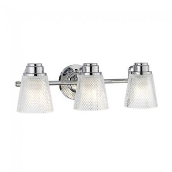 Aplique de pared para baños hudson (3 luces)