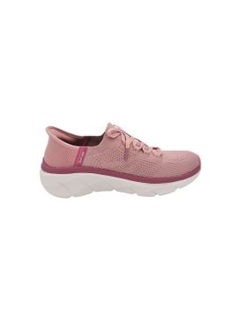 Zapatillas Skechers Slip-Ins D'lux Walker 2.0 Mujer Rosa