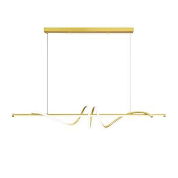 Lámpara Toolight Lhj024-cp Gold 120cm Led