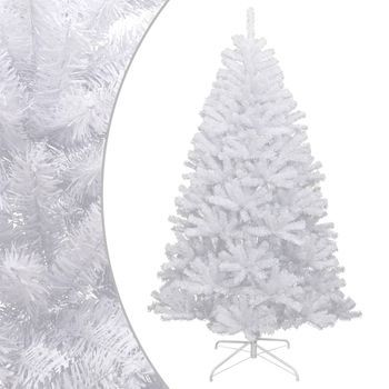 Árbol De Navidad Artificial Con Bisagras Y Nieve Flocada 210 Cm Vidaxl