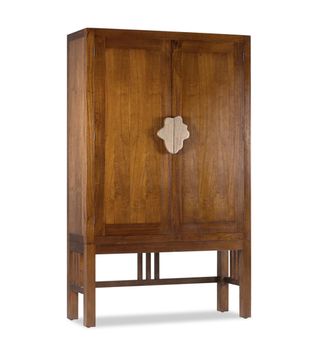 Aparador de madera de mindi marrón alt. 180 cm