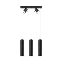 lampara colgante vinivi negro 3 luces