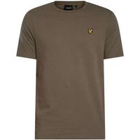 lyle  scott camiseta camiseta lisa con logo para hombre