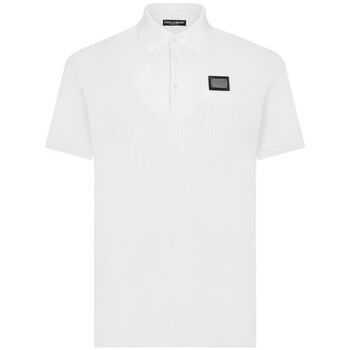 D&G Polo G8PL4T G7F2H W0800 WHITE para hombre