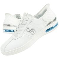 skechers zapatos baskets 251027wht cuir ecologique para hombre