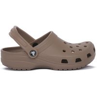 crocs zuecos latte classic para mujer