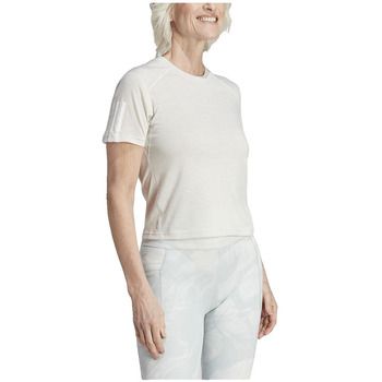adidas Camiseta T-shirt crop en coton slim para mujer