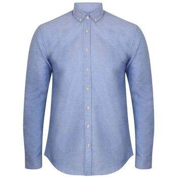 Henbury Camisa manga larga dern para hombre