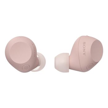 Auriculares Sony inalámbricos bluetooth con cancelación de ruido y micrófono en rosa