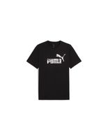 camiseta puma graphics no1 logo t hombre negro