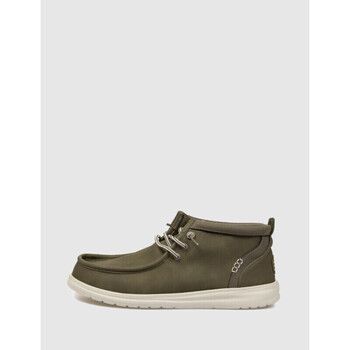 HEYDUDE Botines ZAPATILLA WALLY MID GRIPR CLASSIC VERDE para hombre