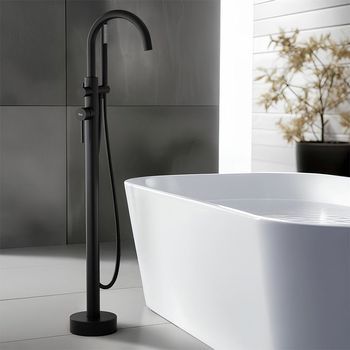 Grifo De Bañera Rea Lungo Black