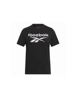 camiseta reebok identity big logo mujer negro