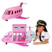 barbie avion de ensueno de munecas 3 anos