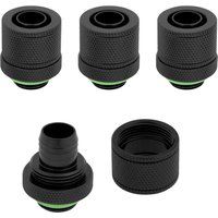 corsair hydro x series xf 1013 mm compression fitting - g14 black pack of 4 black
