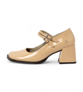 Art para mujer. 1170411KH003_082 Zapatos 1704 Verona beige (37), Piel, 5 a 8cm, Hebilla, Casual, Fiesta, Clásico