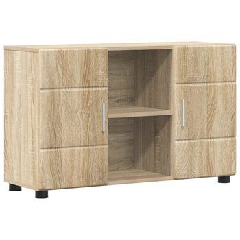 Aparador Florin 88,5 X 30,5 X 55,5 Cm Roble Sonoma Vidaxl