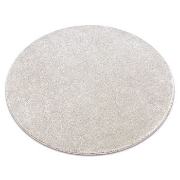 Alfombra San Miguel Círculo Crema 031 Llanura Color Sólido Circulo 100 Cm