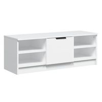 mueble tv  mueble de salon  armario tv madera contrachapada blanco 102x355x365 cm