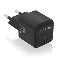 cargador aisens asch-25w1p013-bk gan 25w usb-c pd30 qc40 negro compacto