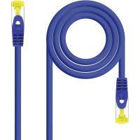 nanocable cable de red ethernet rj45 lszh cat6a sftp awg26 100 cobre azul