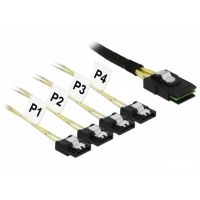 cable sas delock 85731 1 m mini sas sff-8087 a 4x sata 6 gbs