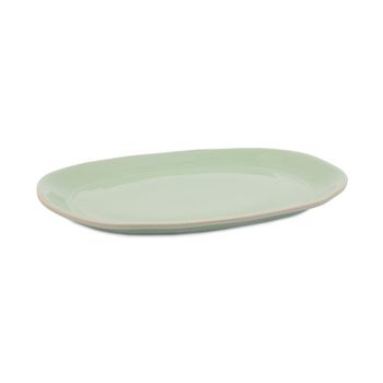 Fuente para servir Feast, cerámica de gres, verde, 41 cm