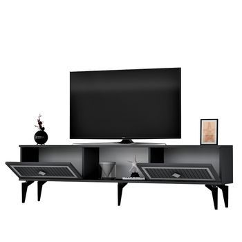 Mueble Tv Nil Antracita Plata