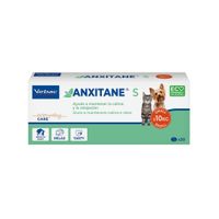 virbac - anxitane s 30 tablets - natural complementary food to help calm your cat and small breed dog more than 10 kg
