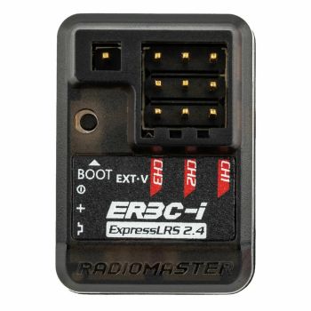 Receptor PWM Radiomaster ER3C-i 2.4GHz ExpressLRS ELRS con antena incorporada para transmisor de radio MT12