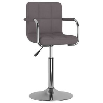 Silla De Comedor De Tela Gris Taupé Vidaxl