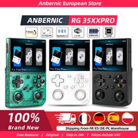 consola de juegos retro portatil anbernic rg35xx pro con pantalla ips de 35 pulgadas compatible con salida hdmi a tv wifi 5g bluetooth 42 sistema linux bateria de 3200mah