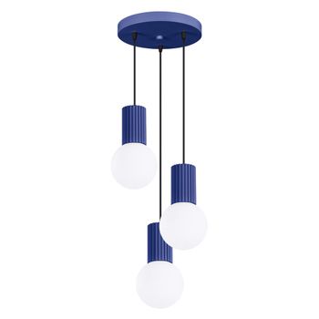 Lámpara de techo ultramarino aluminio/vidrio