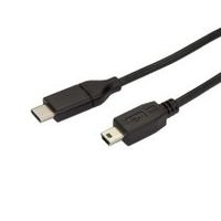 startechcom cable de 2m usb-c a mini usb-b - cable adaptador usb tipo c a usb mini b