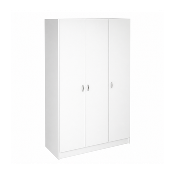 Armario 3 Puertas Abatibles Con Baldas Y Barra Para Colgar