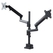 StarTech.com Brazo de Escritorio para Dos Pantallas - Brazo Articulado para Monitor - Soporte VESA para 2 Monitores hasta 32
