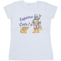 disney camiseta manga larga the mandalorian eggstra cute para mujer