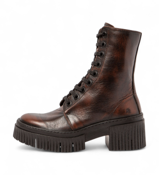 Art para mujer. 1137513E6003_012 Botines de Piel 1375 York marrón (39), 3 a 5cm, Cremallera, Casual
