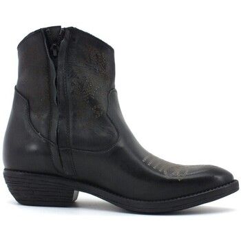 Divine Follie Botines Stivaletto Texano Nero MARTA80 para mujer